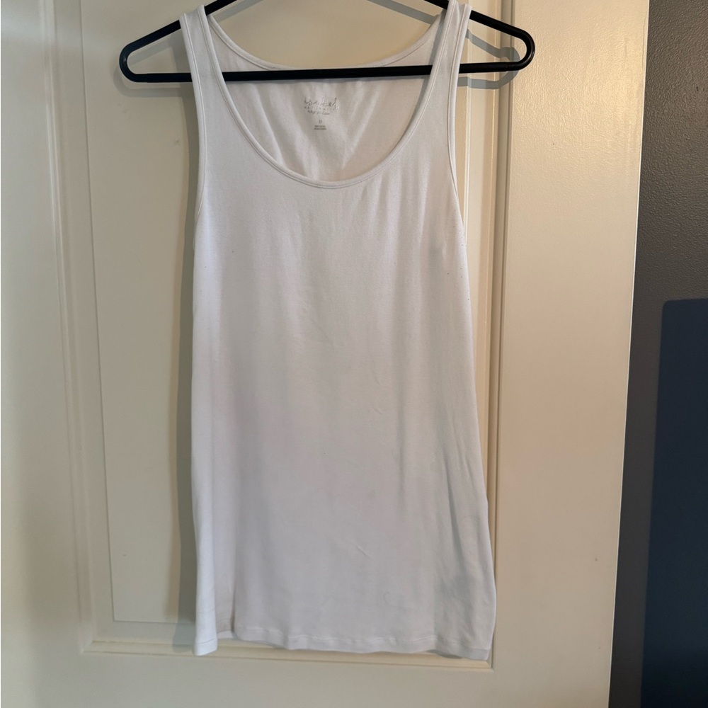 Isabel Maternity Women’s White Tank Top - size M